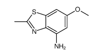 4-Benzothiazolamine,6-methoxy-2-methyl-(9CI)结构式