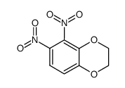 5,6-dinitro-2,3-dihydrobenzo[b][1,4]dioxine Structure