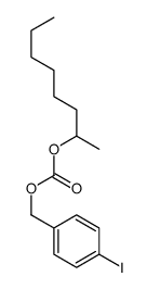 (4-iodophenyl)methyl octan-2-yl carbonate结构式