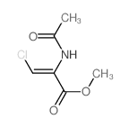 2-Propenoic acid,2-(acetylamino)-3-chloro-, methyl ester, (Z)- (9CI) picture