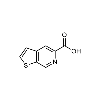 噻吩并[2,3-c]吡啶-5-羧酸结构式