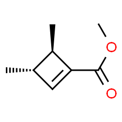 1-Cyclobutene-1-carboxylicacid,3,4-dimethyl-,methylester,trans-(9CI)结构式