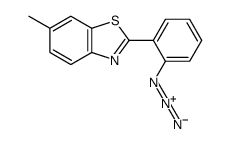 2-(2-azidophenyl)-6-methyl-1,3-benzothiazole Structure