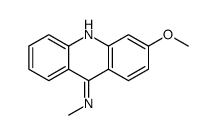 3-methoxy-N-methylacridin-9-amine结构式