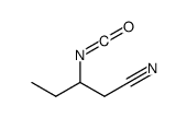 3-isocyanatopentanenitrile Structure