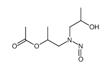 1-[2-hydroxypropyl(nitroso)amino]propan-2-yl acetate结构式