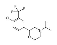 2-[4-chloro-3-(trifluoromethyl)phenyl]-4-propan-2-ylmorpholine结构式