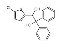 2-(5-chlorothiophen-2-yl)-1,1-diphenylethane-1,2-diol结构式