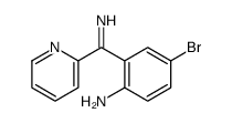 4-bromo-2-(pyridine-2-carboximidoyl)aniline结构式