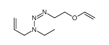 N-(2-ethenoxyethyldiazenyl)-N-ethylprop-2-en-1-amine结构式