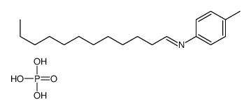 N-(4-methylphenyl)dodecan-1-imine,phosphoric acid Structure