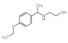 Ethanol, 2-[[1-(4-ethoxyphenyl)ethyl]amino]- (9CI) structure