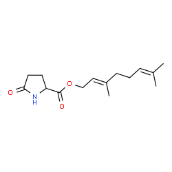 (E)-3,7-dimethylocta-2,6-dienyl 5-oxo-DL-prolinate picture