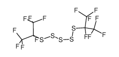 bis(heptafluoroisopropyl)pentasulfane Structure