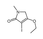 3-ethoxy-4-iodo-1-methyl-2H-pyrrol-5-one结构式