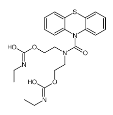 Bis(ethylcarbamic acid)2,2'-(10H-phenothiazin-10-ylcarbonylimino)diethyl ester Structure