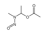 1-[methyl(nitroso)amino]ethyl acetate Structure