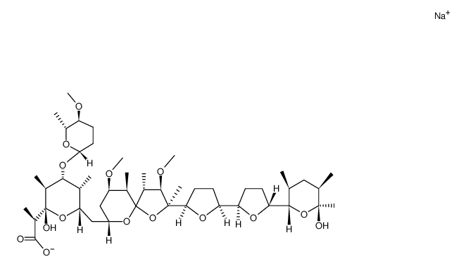 Carriomycin-Na-Salz Structure