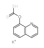 quinolin-8-yloxymethanedithioic acid结构式