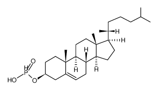 cholesteryl hydrogenphosphite Structure