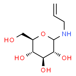 D-Glucopyranosylamine, N-2-propenyl- (9CI)结构式