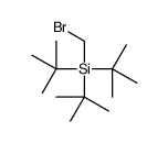 bromomethyl(tritert-butyl)silane结构式