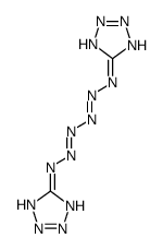 1,6-bis-(1H-tetrazol-5-yl)-hexaza-1,5-diene Structure