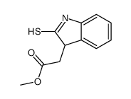 methyl 2-(2-sulfanylidene-1,3-dihydroindol-3-yl)acetate Structure