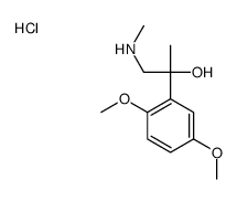 [2-(2,5-dimethoxyphenyl)-2-hydroxypropyl]-methylazanium,chloride结构式