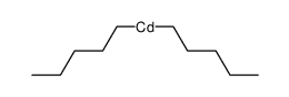 dipentylcadmium Structure