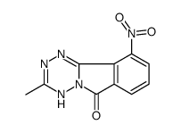 3-methyl-10-nitro-4H-[1,2,4,5]tetrazino[1,6-b]isoindol-6-one结构式