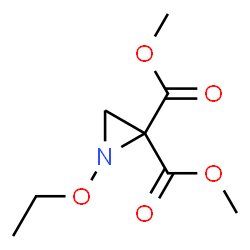 2,2-Aziridinedicarboxylicacid,1-ethoxy-,dimethylester(9CI) Structure