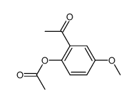 2'-acetoxy-5'-methoxyacetophenone结构式