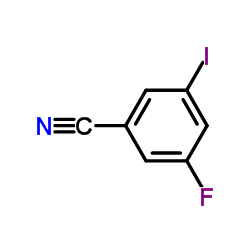 3-Fluoro-5-iodobenzonitrile Structure