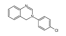 3-(4'-chlorophenyl)-3,4-dihydroquinazoline结构式