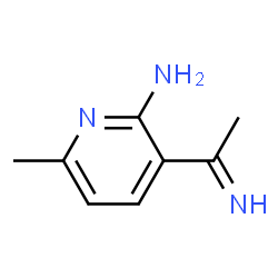 2-Pyridinamine,3-(1-iminoethyl)-6-methyl-(9CI) structure