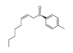 (R)-(Z-2-Octenyl)-p-tolyl-sulfoxid Structure
