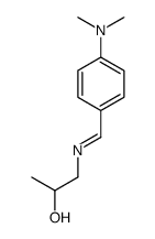 1-[(p-Dimethylaminobenzylidene)amino]-2-propanol结构式