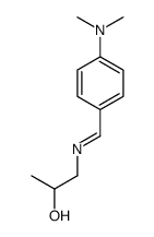 1-[(p-Dimethylaminobenzylidene)amino]-2-propanol structure