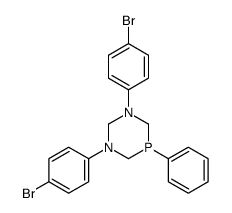 1,3-bis(4-bromophenyl)-5-phenyl-1,3,5-diazaphosphinane结构式