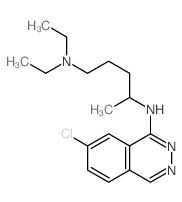 1,4-Pentanediamine,N4-(7-chloro-1-phthalazinyl)-N1,N1-diethyl-结构式