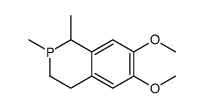 6,7-dimethoxy-1,2-dimethyl-3,4-dihydro-1H-isophosphinoline Structure