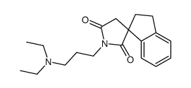 1'-[3-(diethylamino)propyl]spiro[1,2-dihydroindene-3,3'-pyrrolidine]-2',5'-dione Structure