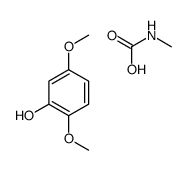 2,5-dimethoxyphenol,methylcarbamic acid Structure