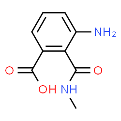 Benzoic acid, 3-amino-2-[(methylamino)carbonyl]- (9CI) structure