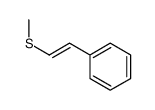 2-methylsulfanylethenylbenzene结构式