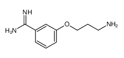 Benzenecarboximidamide, 3-(3-aminopropoxy)- (9CI) structure