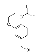 Benzenemethanol, 4-(difluoromethoxy)-3-ethoxy- (9CI)结构式