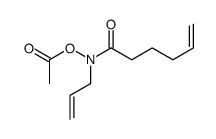 [hex-5-enoyl(prop-2-enyl)amino] acetate结构式