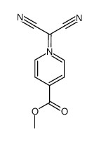 4-methoxycarbonylpyridinium dicyanomethylide Structure